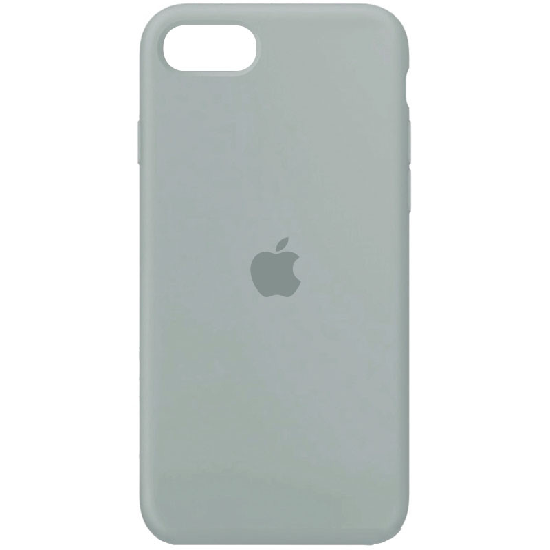 

Чехол Silicone Case Full Protective (AA) для Apple iPhone SE (2020) Серый / Mist Blue (149841)