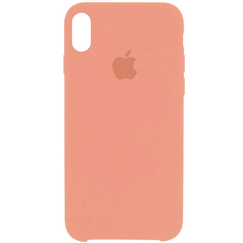 

Чохол Silicone Case Full Protective (AA) для Apple iPhone X (5.8'') (Рожевий / Peach)