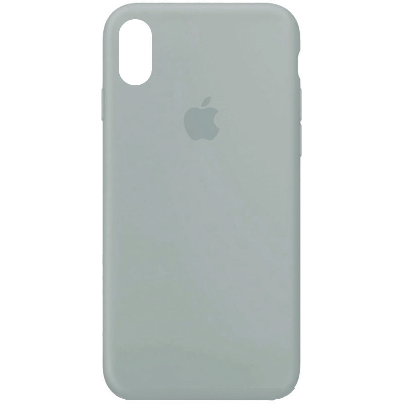 

Чехол Silicone Case Full Protective (AA) для Apple iPhone XR (6.1") Серый / Mist Blue (149842)