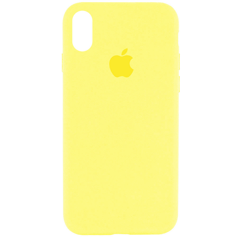 

Чехол Silicone Case Full Protective (AA) для Apple iPhone XR (6.1") Желтый / Pollen (149946)