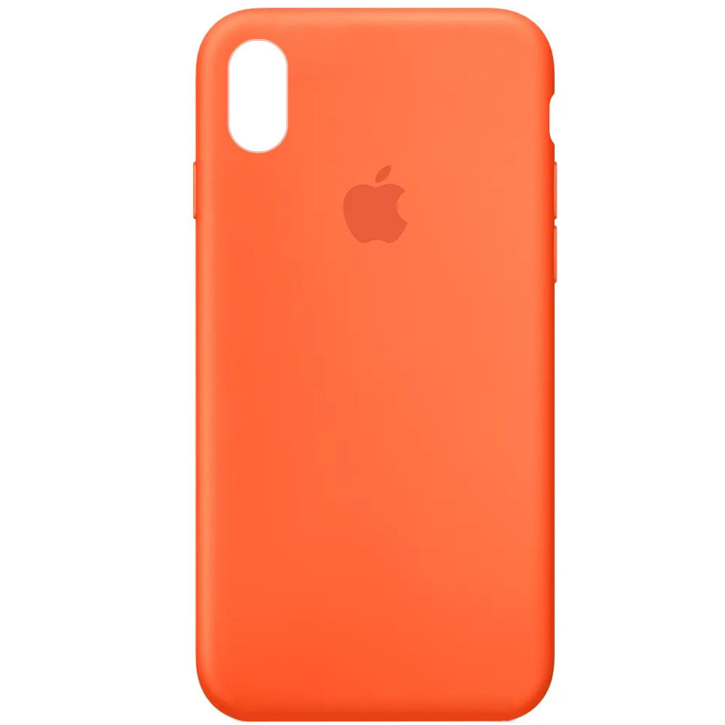 

Чехол Silicone Case Full Protective (AA) для Apple iPhone XS Max (6.5") Оранжевый / Electric Orange (194114)