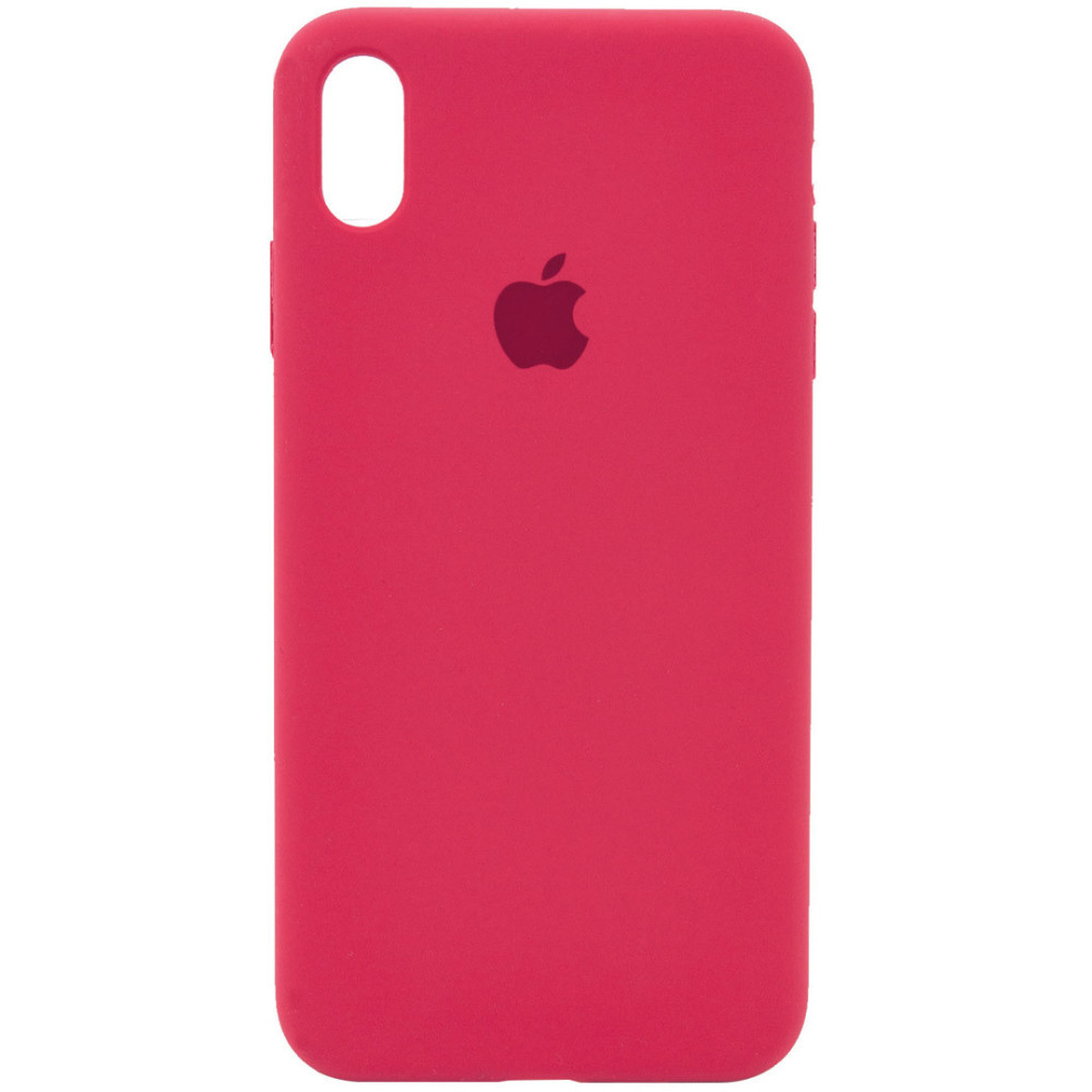 

Чехол Silicone Case Full Protective (AA) для Apple iPhone XS Max (6.5") Розовый / Living coral (160715)