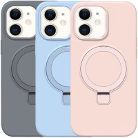 Чохол Silicone Case Full Protective NO LOGO with Ring для Apple iPhone 11 (6.1")