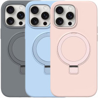 Чехол Silicone Case Full Protective NO LOGO with Ring для Apple iPhone 12 Pro Max (6.7")