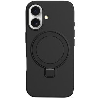 Чохол Silicone Case Full Protective NO LOGO with Ring для Apple iPhone 16 (6.1")
