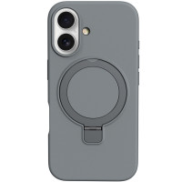 Чохол Silicone Case Full Protective NO LOGO with Ring для Apple iPhone 16 (6.1")