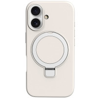 Чохол Silicone Case Full Protective NO LOGO with Ring для Apple iPhone 16 (6.1")