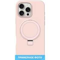 Чохол Silicone Case Full Protective NO LOGO with Ring для Apple iPhone 16e (6.1")
