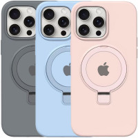 Чехол Silicone Case Full Protective with Ring для Apple iPhone 12 Pro Max (6.7")