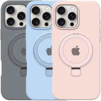 Чехол Silicone Case Full Protective with Ring для Apple iPhone 16 Pro (6.3")