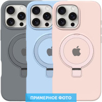 Чехол Silicone Case Full Protective with Ring для Apple iPhone 16e (6.1")