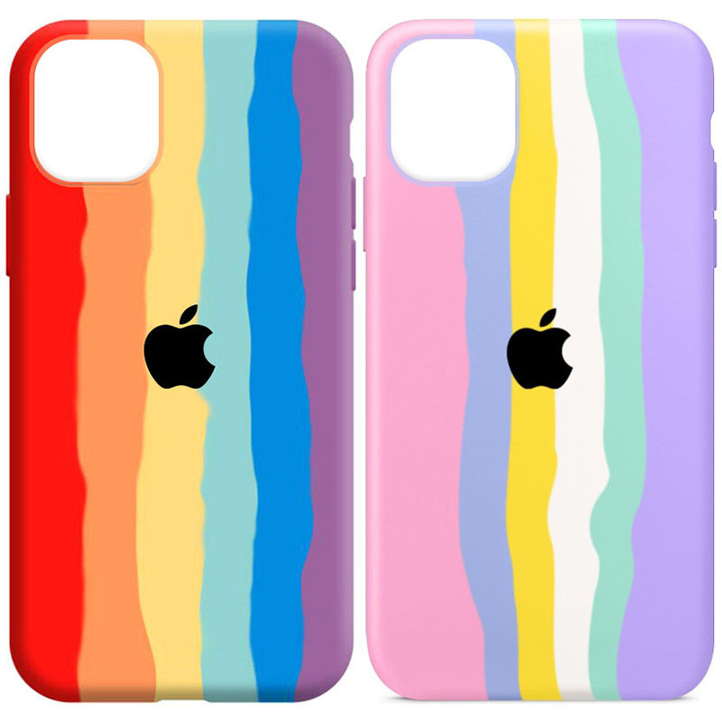 

Чохол Silicone case Full Rainbow для Apple iPhone 11 Pro (5.8")