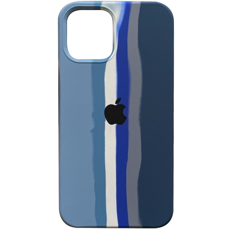 

Чехол Silicone case Full Rainbow для Apple iPhone 13 (6.1") Голубой / Синий (193140)