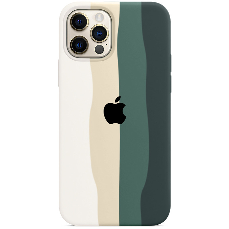 

Чехол Silicone case Full Rainbow для Apple iPhone 13 Pro (6.1") Белый / Зеленый (193151)