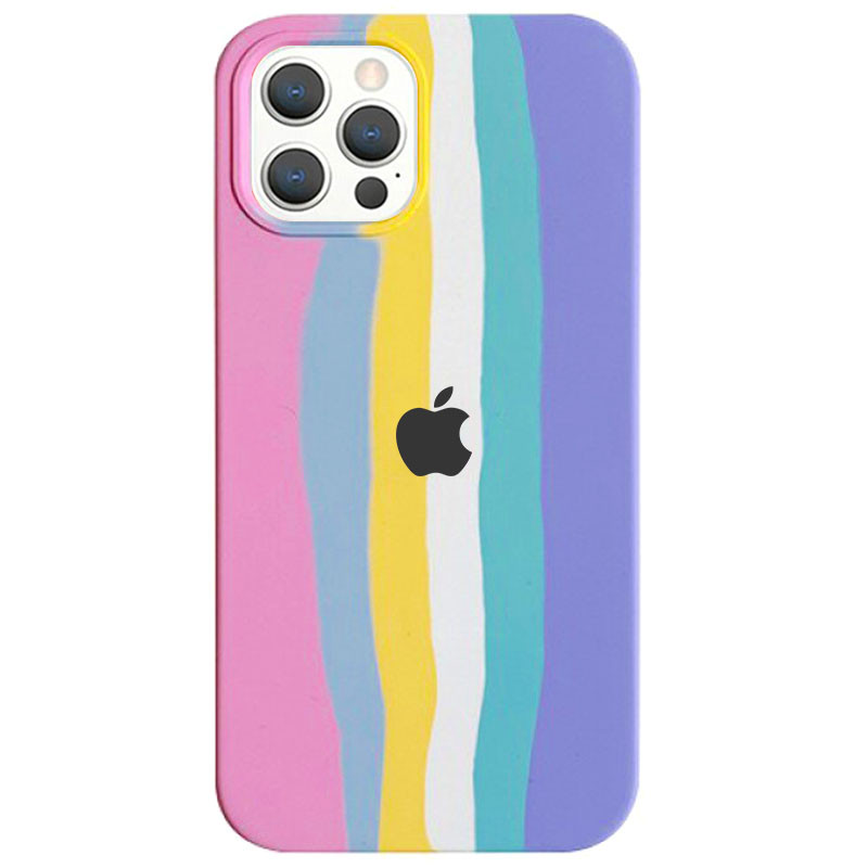 

Чехол Silicone case Full Rainbow для Apple iPhone 13 Pro Max (6.7") Розовый / Сиреневый (193160)