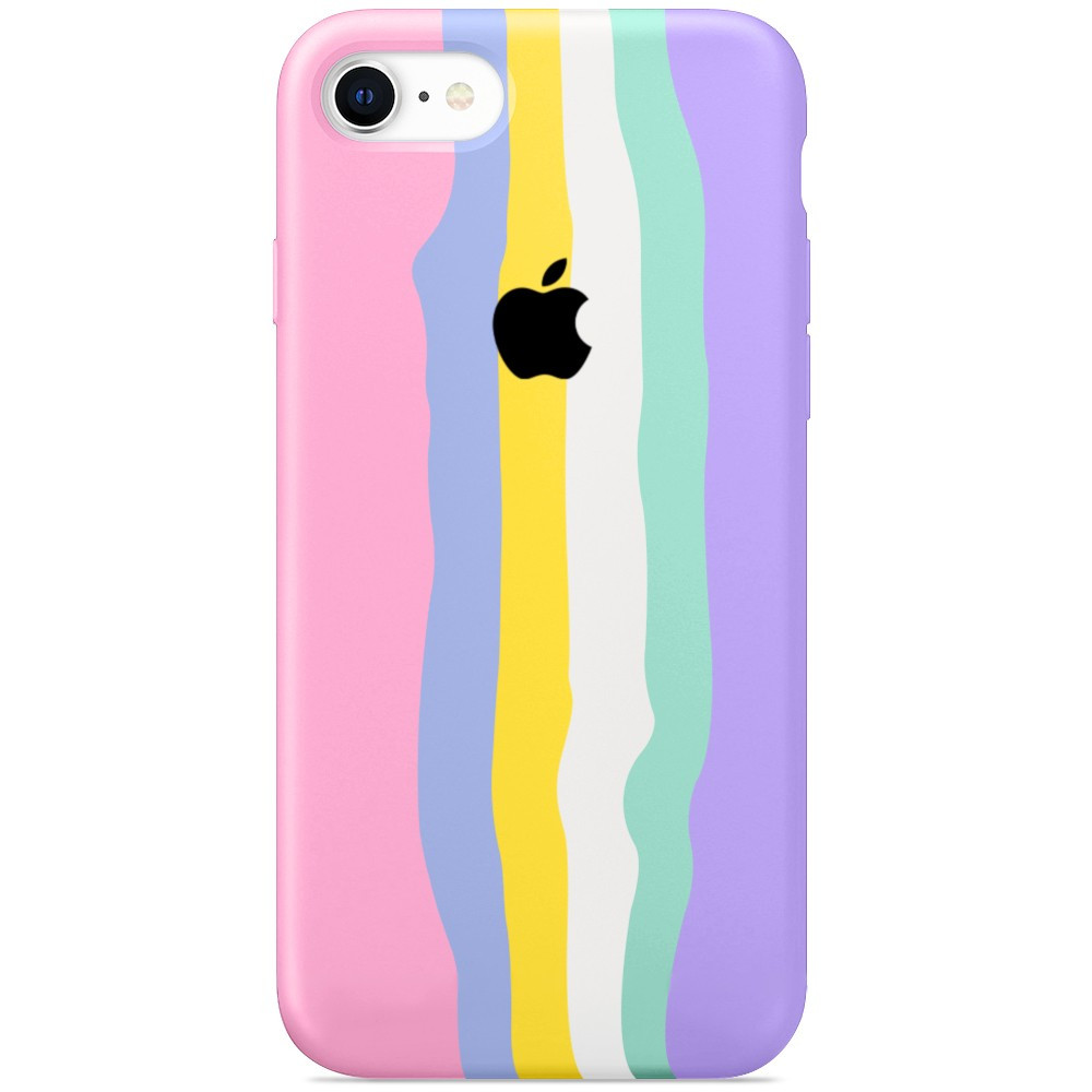 

Чехол Silicone case Full Rainbow для Apple iPhone 7 / 8 / SE (4.7") Розовый / Сиреневый (184799)