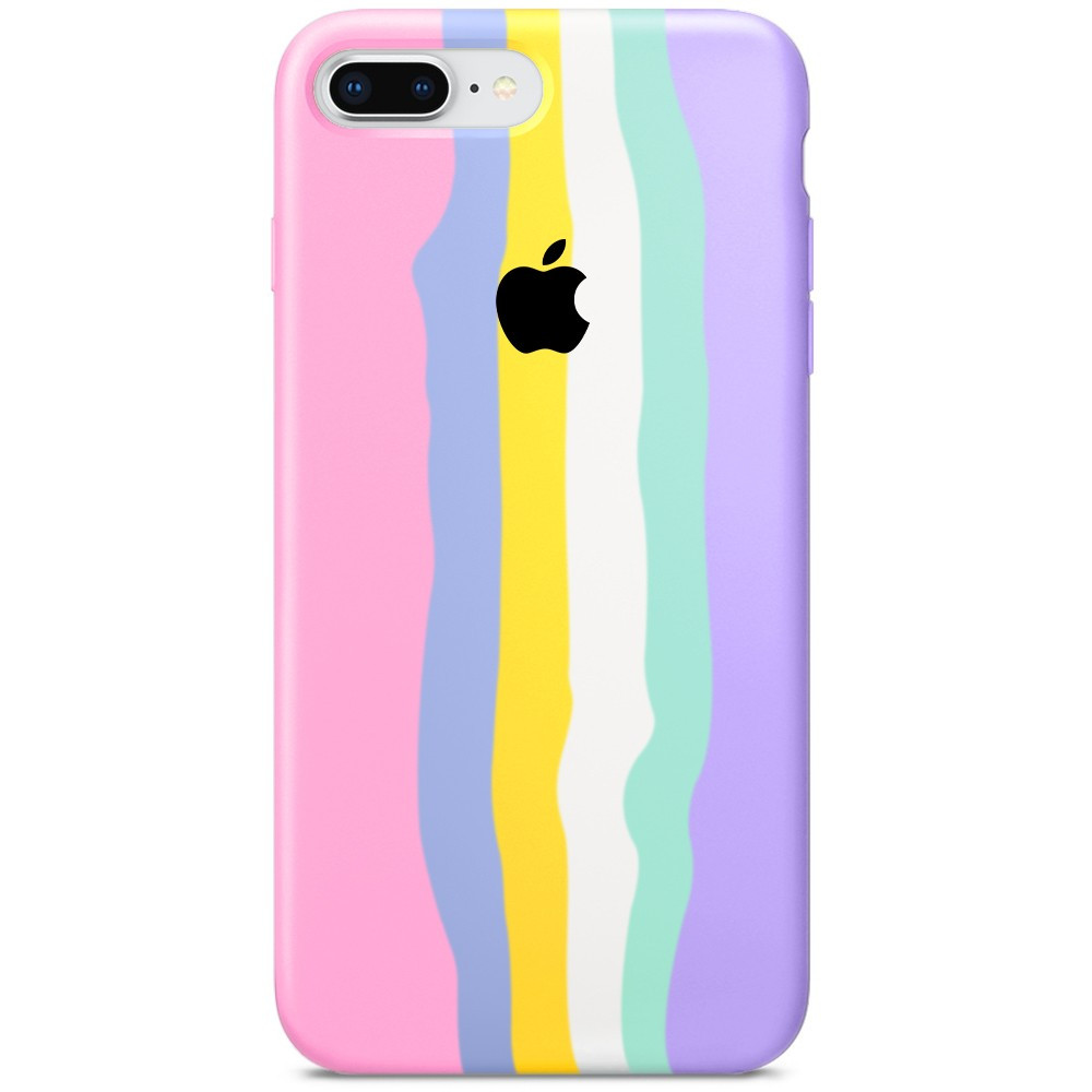 

Чехол Silicone case Full Rainbow для Apple iPhone 7 plus / 8 plus (5.5") Розовый / Сиреневый (184803)