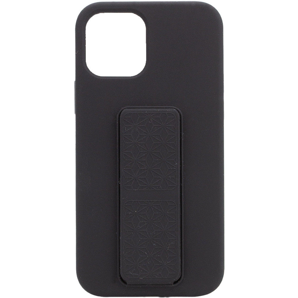 

Чехол Silicone Case Hand Holder для Apple iPhone 12 Pro / 12 (6.1") Черный / Black (158747)