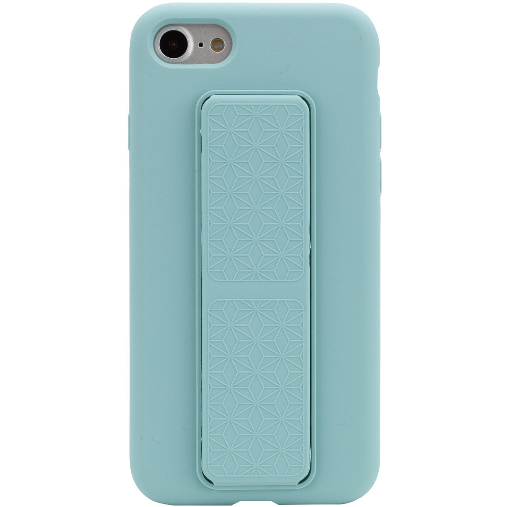 

Чехол Silicone Case Hand Holder для Apple iPhone 7 / 8 / SE (2020) (4.7") Бирюзовый / Ice Blue (158757)