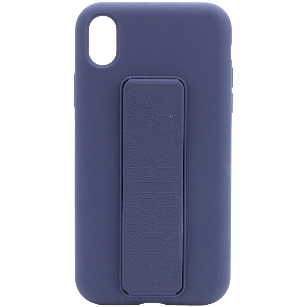 

Чехол Silicone Case Hand Holder для Apple iPhone X (5.8") Темно-синий / Midnight blue (158778)