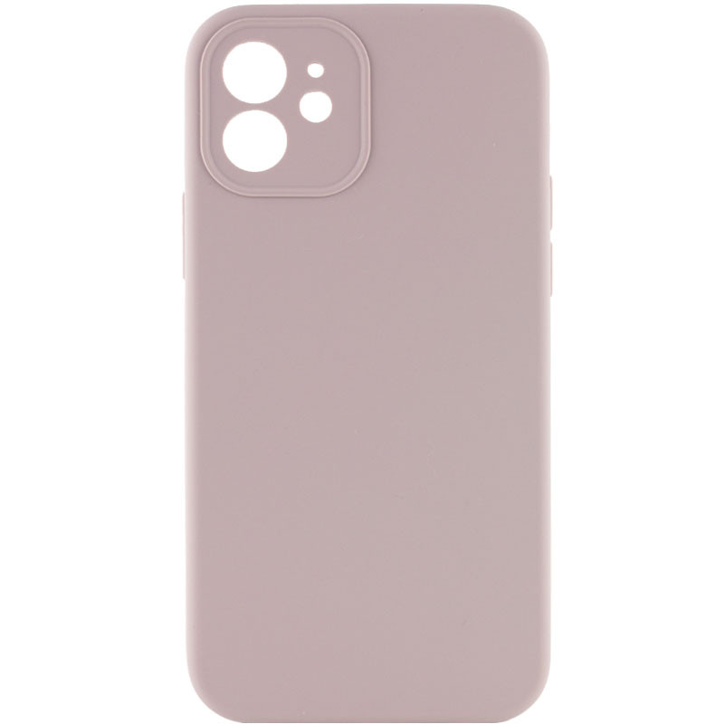 

Чохол Silicone Case Lakshmi Square Full Camera для Apple iPhone 12 Pro (Сірий / Lavender)