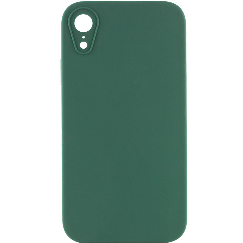 

Чохол Silicone Case Lakshmi Square Full Camera для Apple iPhone XR (6.1") (Зелений / Dark green)