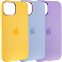 Чехол Silicone Case Metal Buttons (AA) для Apple iPhone 12 Pro / 12 (6.1")