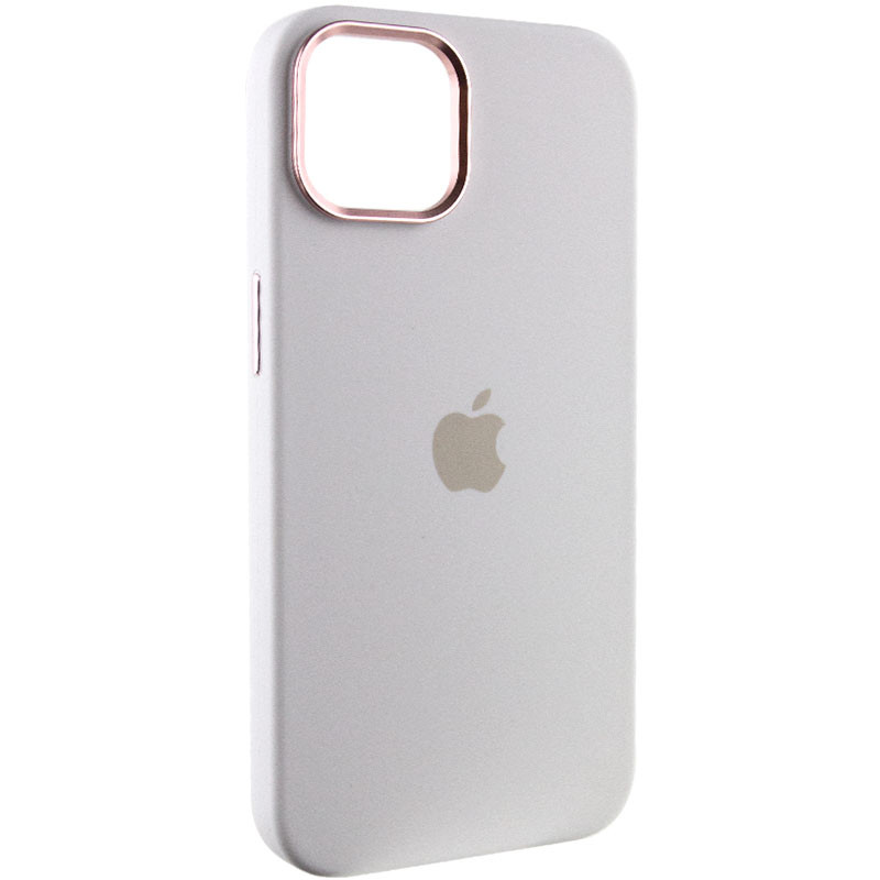 

Чехол Silicone Case Metal Buttons (AA) для Apple iPhone 12 Pro / 12 (6.1") Белый / White (256093)