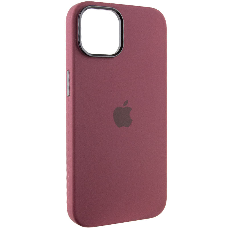 

Чехол Silicone Case Metal Buttons (AA) для Apple iPhone 12 Pro / 12 (6.1") Бордовый / Plum (256094)