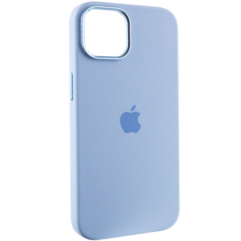 

Чехол Silicone Case Metal Buttons (AA) для Apple iPhone 12 Pro / 12 (6.1") Голубой / Blue Fog (256095)