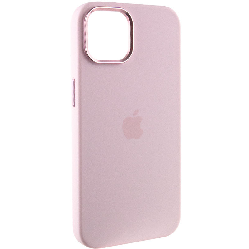 

Чехол Silicone Case Metal Buttons (AA) для Apple iPhone 13 (6.1") Розовый / Chalk Pink (256138)