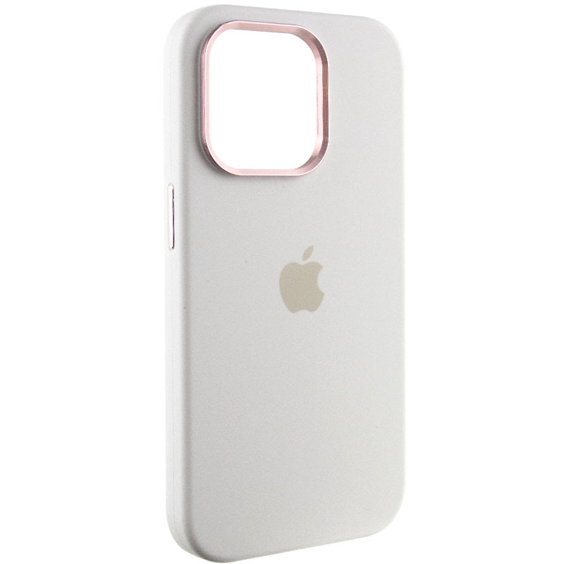 

Чехол Silicone Case Metal Buttons (AA) для Apple iPhone 13 Pro (6.1") Белый / White (256147)