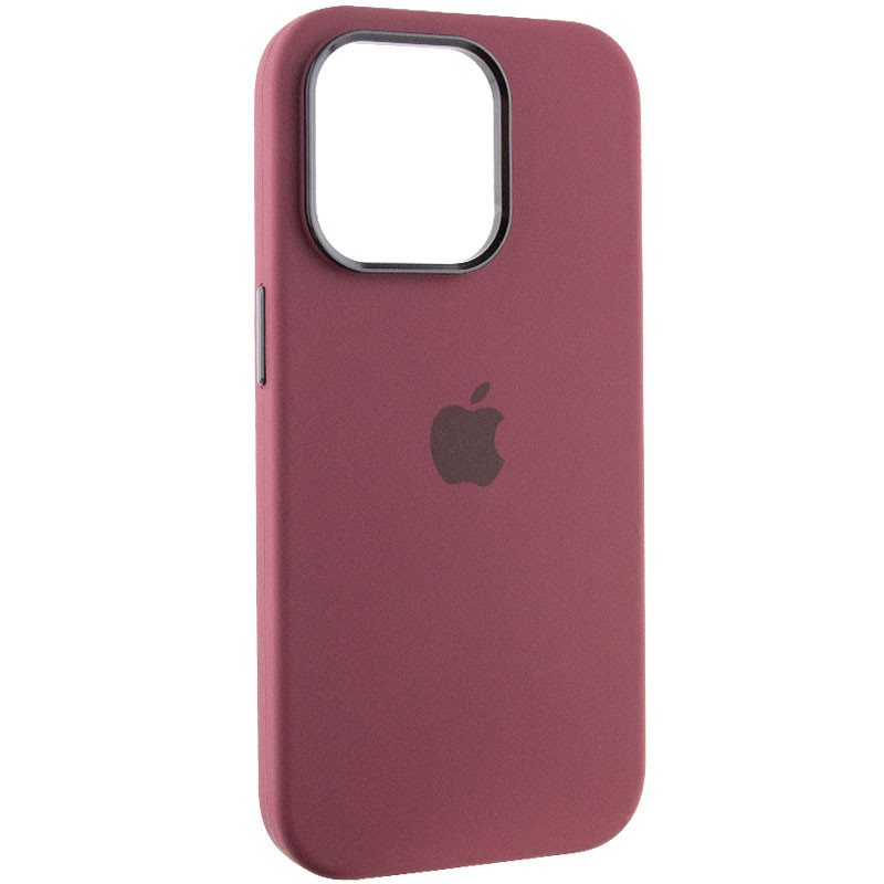 

Чехол Silicone Case Metal Buttons (AA) для Apple iPhone 14 Pro (6.1") Бордовый / Plum (256202)