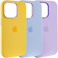 Чохол Silicone Case Metal Buttons (AA) для Apple iPhone 14 Pro Max (6.7")