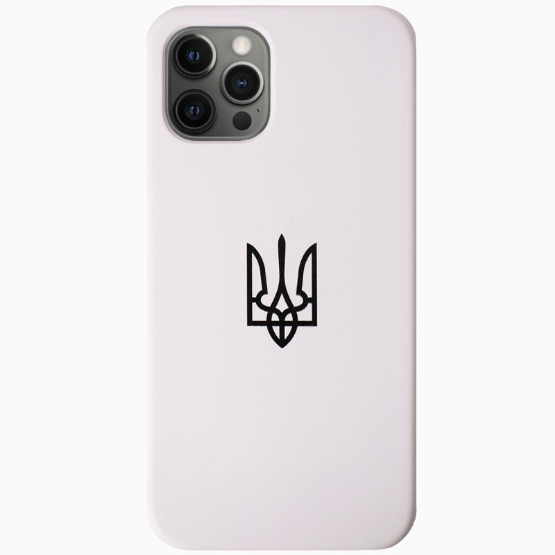 

Чохол Silicone Case Patriot series для Apple iPhone 12 Pro Max (White)