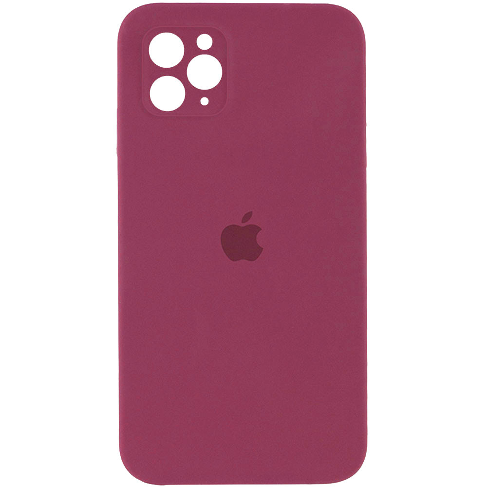 

Чехол Silicone Case Square Full Camera Protective (AA) для Apple iPhone 11 Pro (5.8") Бордовый / Plum (228234)