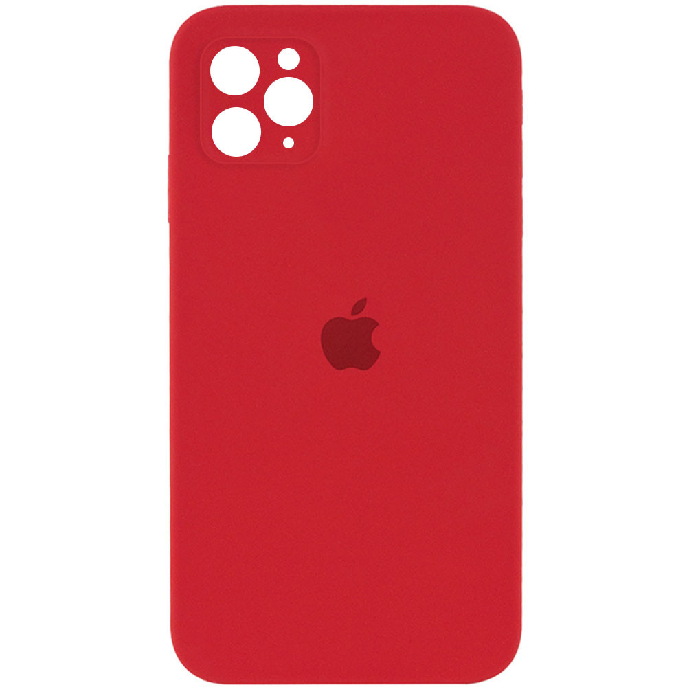 

Чехол Silicone Case Square Full Camera Protective (AA) для Apple iPhone 11 Pro (5.8") Красный / Camellia (155147)