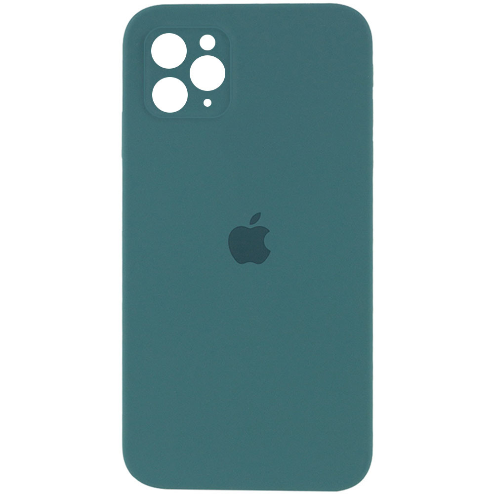 

Чохол Silicone Case Square Full Camera Protective (AA) для Apple iPhone 11 Pro (5.8") (Зелений / Pine green)