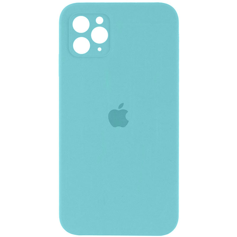 

Чохол Silicone Case Square Full Camera Protective (AA) для Apple iPhone 11 Pro Max (6.5") (Бірюзовий / Marine Green)