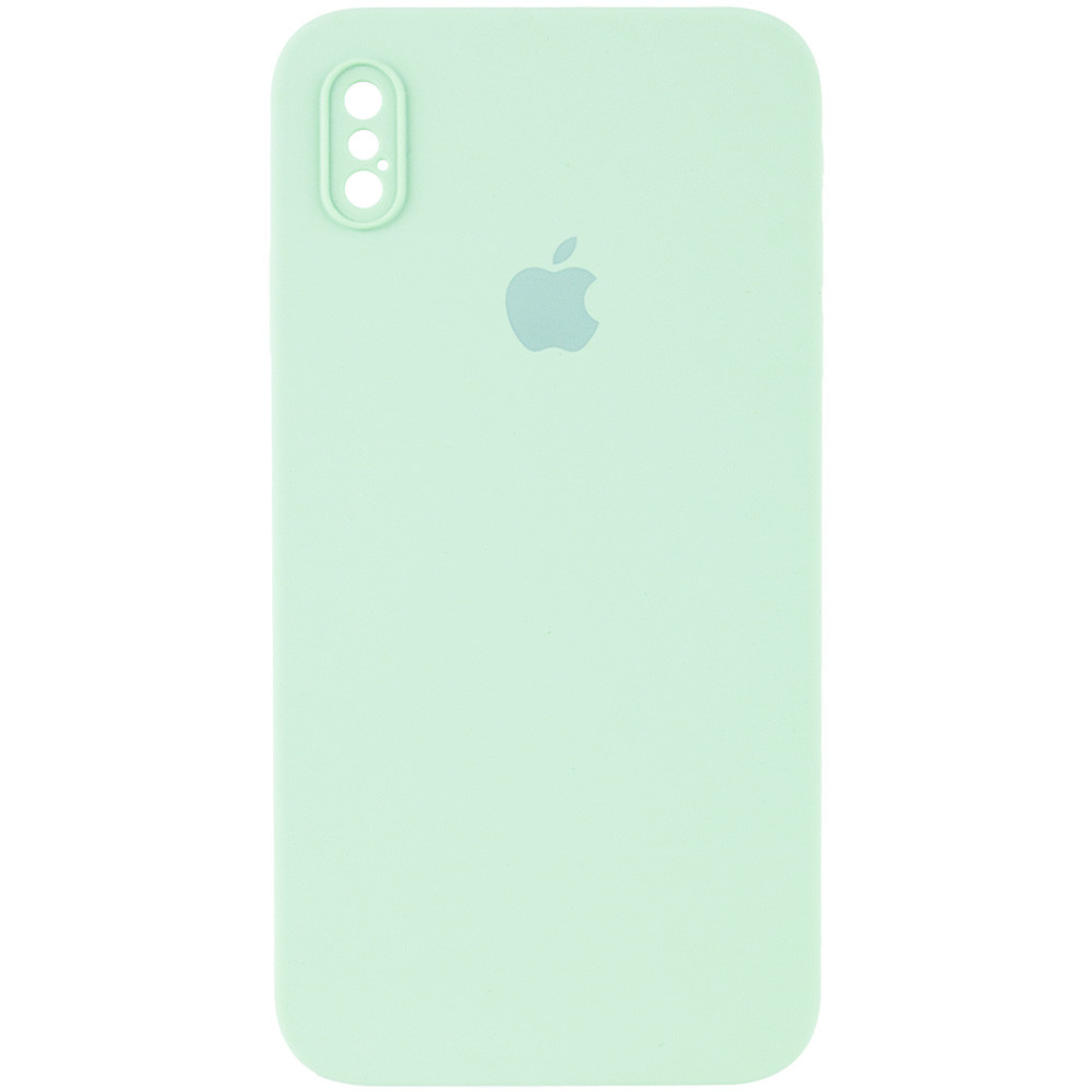 

Чехол Silicone Case Square Full Camera Protective (AA) для Apple iPhone X (5.8") Бирюзовый / Light Turquoise (154972)