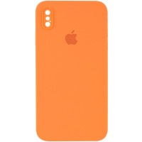 Чехол Silicone Case Square Full Camera Protective (AA) для Apple iPhone XS / X (5.8")