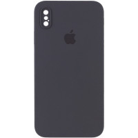 Чехол Silicone Case Square Full Camera Protective (AA) для Apple iPhone XS / X (5.8")