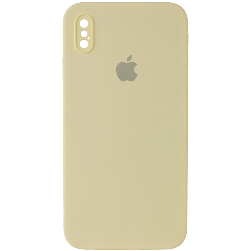 

Чехол Silicone Case Square Full Camera Protective (AA) для Apple iPhone XS / X (5.8") Желтый / Mellow Yellow (154969)