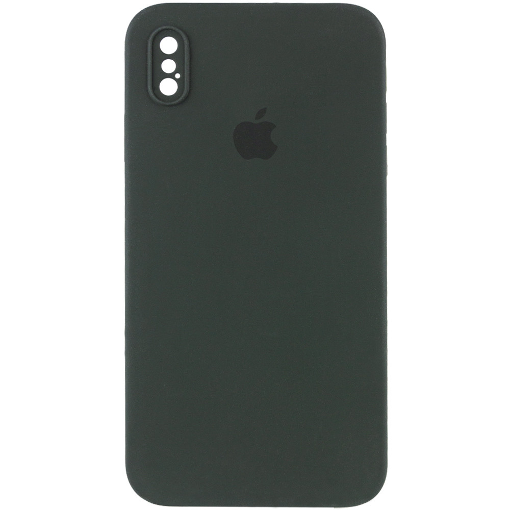 

Чехол Silicone Case Square Full Camera Protective (AA) для Apple iPhone XS Max (6.5") Зеленый / Black Green (155370)