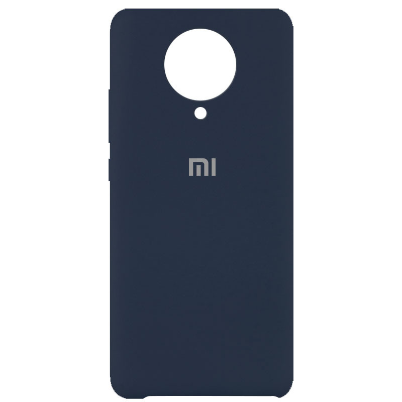 

Чохол Silicone Cover (AAA) для Xiaomi Poco F2 Pro (Синій / Midnight blue)