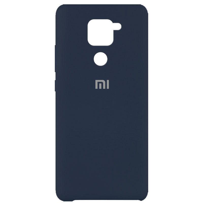 

Чохол Silicone Cover (AAA) для Xiaomi Redmi Note 9 (Синій / Midnight blue)