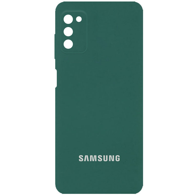 

Чехол Silicone Cover Full Camera (AA) для Samsung Galaxy A03s Зеленый / Pine green (197209)