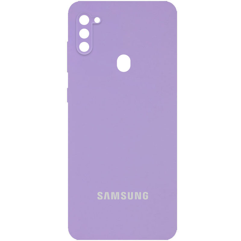 

Чехол Silicone Cover Full Camera (AA) для Samsung Galaxy A11 / M11 Сиреневый / Dasheen (206242)