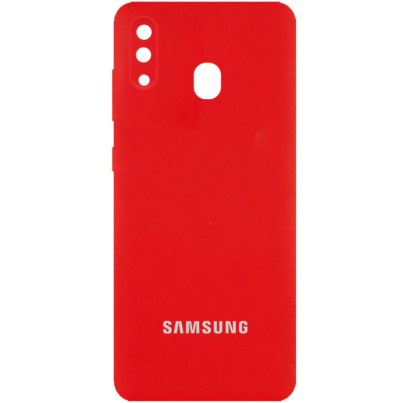 

Чехол Silicone Cover Full Camera (AA) для Samsung Galaxy A20 (A205F) Красный / Red (206263)