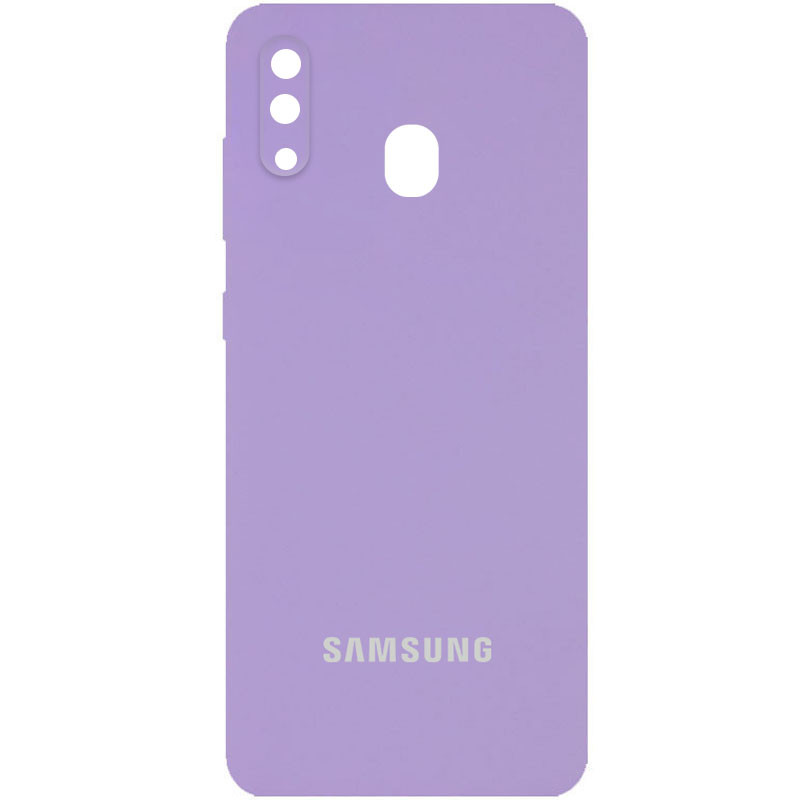 

Чехол Silicone Cover Full Camera (AA) для Samsung Galaxy A20 (A205F) Сиреневый / Dasheen (206288)